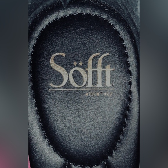 Sofft Mackenna Black Pebbled Leather Sport Easy On Back Zipper Sandal 9M NWOT - Picture 9 of 10